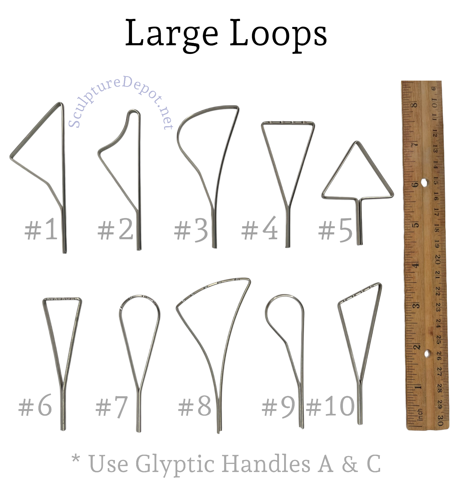Glyptic-Large Loops – Sculpture Depot
