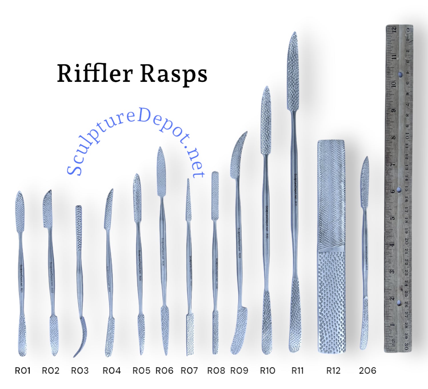 Riffler Rasps – Sculpture Depot