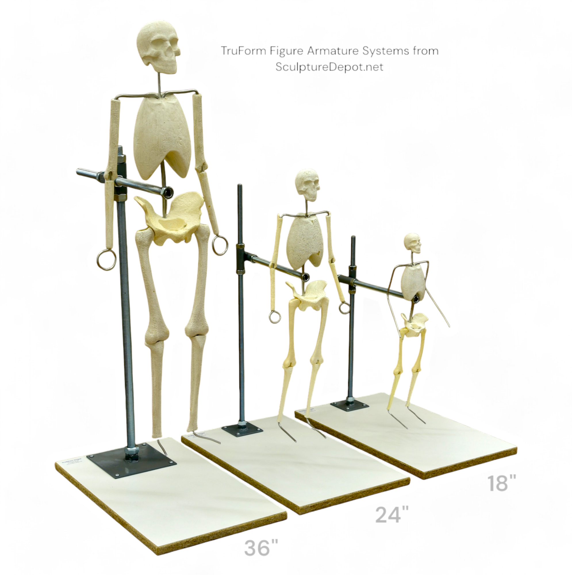 Figure Armature (System)-TruForm – Sculpture Depot
