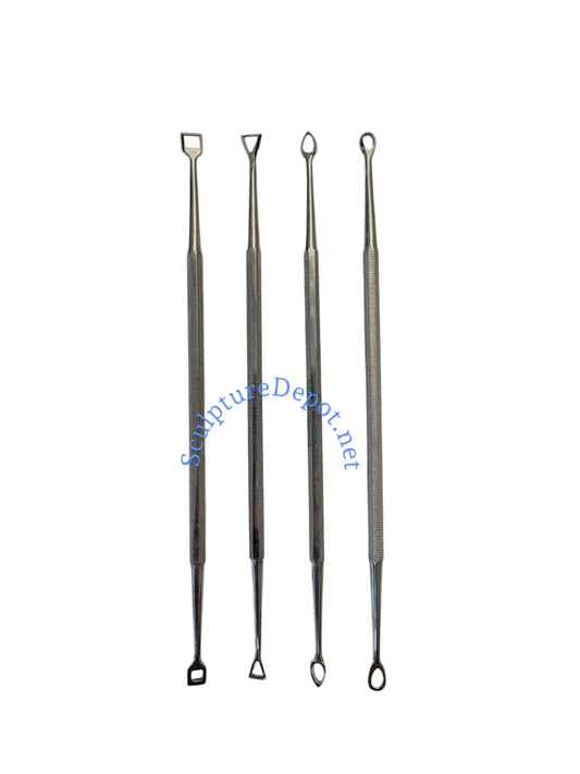 Wax Carving Loop (Set of 4)-Stainless Steel